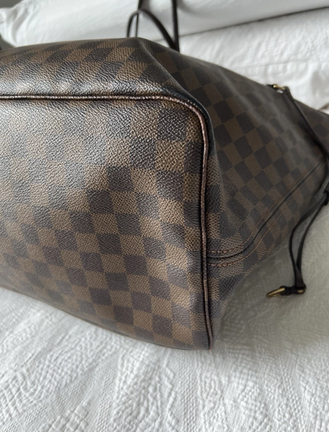 Authentic Vintage Louis Vuitton Neverfull GM Damier Ebene Canvas