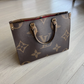 Louis Vuitton On The Go Tote MM Brown Monogram Reverse Authentic