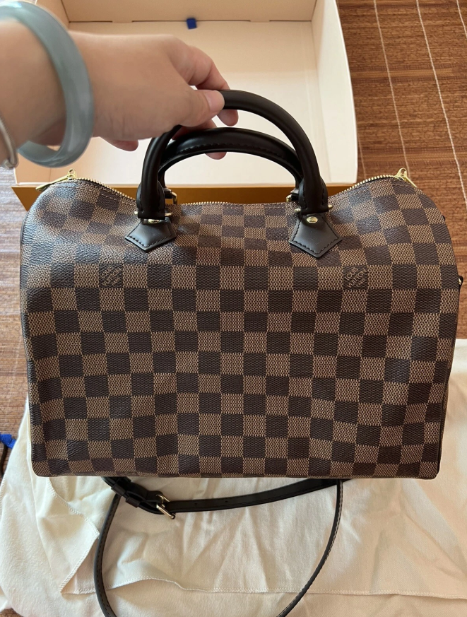 Louis vuittons speedy 30 bandouliere Authentic