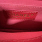Chanel Burgundy Leather Flap Crossbody with Gold Hardware Accordion Chain Bag