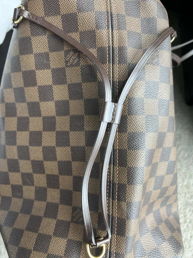Authentic Vintage Louis Vuitton Neverfull GM Damier Ebene Canvas