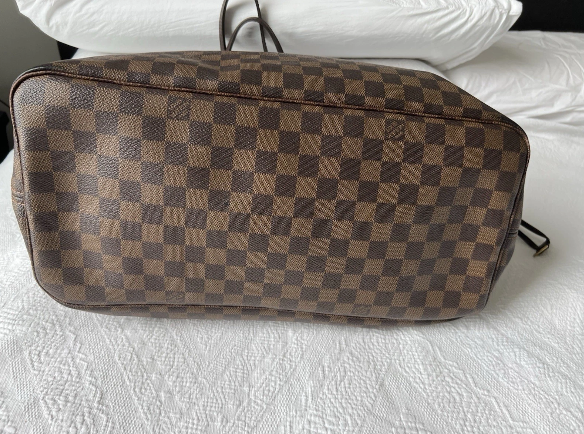 Authentic Vintage Louis Vuitton Neverfull GM Damier Ebene Canvas