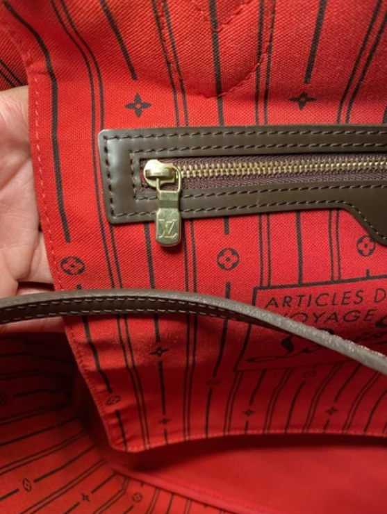 Louis Vuitton Neverfull GM Damier Ebene Tote Bag Pre-owned